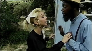 Homey In The Haystack &num;1 - Black cock fucks white women on an Amish farm