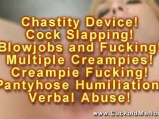 'Flower Tucci stars in hot wife Cuckold Creampie eating POV style with sissy strapon Sex And Domination Chastity and SPH too'