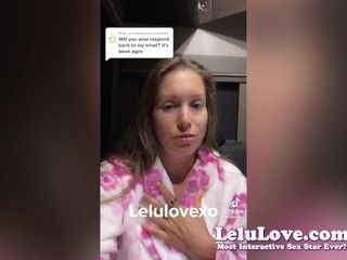 'Watch me tickle my own toes, uncircumcised dick rate, closeup pussy spreads, wet in shower, behind the scenes - Lelu Love'