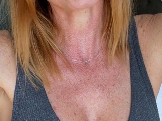 Solo pussy toying redhead sexy close up masturbation action