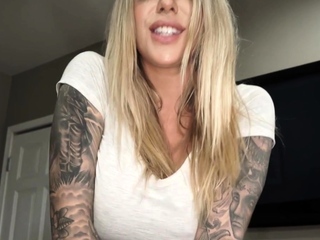 Busty inked stepdaughter pounded in POV