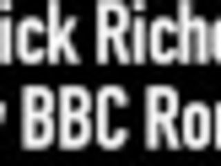 "Hot White Chick Richelle Ryan Gets Plowed by BBC Rome Major!"