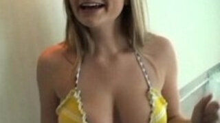 Busty euro babe stays in her hotel room for some rainy day anal