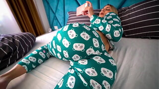 step sister caught watching porn and helped to have orgasms - beg for creampie