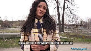 This big ass big tits Latina did not mind I had a camera&excl; - Public Agent