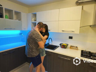 Hotwife FUcks on the Kitchen Counter Like a Real Slut