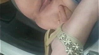 PUBLIC FUCK: young man pays homeless woman for public sex