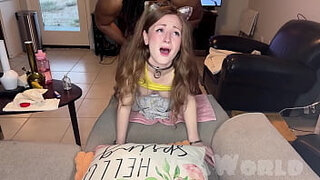 Innocent Young White Anal Slut Bunny Gets Her Asshole Gaped&comma; Stuffed & Pounded by Lord Panda's BBC