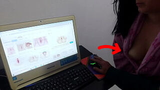 Aula de anatomia e punheta&comma; sexo com madrasta de peitos naturais MILF