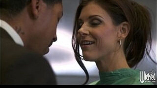 HOT brunette doctor India Summer sucks and fucks big-dick at work