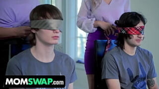 StepMoms With Big Tits Kenzie Love & Alexis Malone Make Their Boys Creampie Them - MomSwap