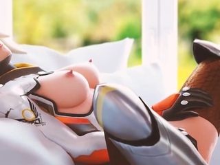 Compilation Of The Most Sexy Animation GIFs: Hot Beauties with 3D Boobs and Booties