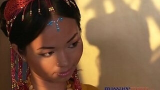 Massage Rooms Hot Thai masseuse takes hard cock in her pierced pussy