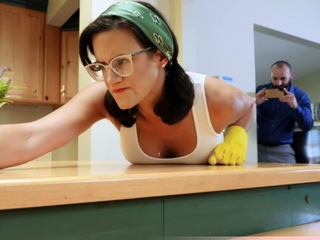 Lets fuck the new busty MILF housemaid