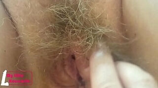 I want your cock in my hairy pussy and asshole