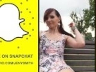"Snapchat by Jeny Smith: Wet Pantyhose, public flashing, etc"