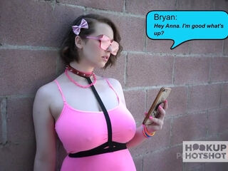 Big Melons Hoe Anna Blaze Is Using Her Holes To Massage One Big