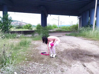 Slave Tih Is Naked Under the Bridge