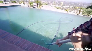 Horny step granny asks step grandson for sex