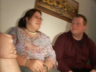 Swinger fuck with a fat German housewife in heat and the amazing Simones