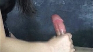 Poor man is given a handjob but mistress wonāt let him cum that easy