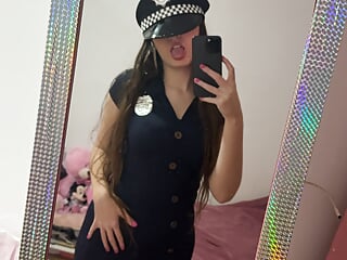 Hot police girl
