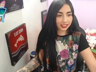 Nice brunette on webcam
