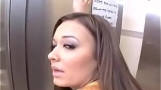 fucking in public bathroom