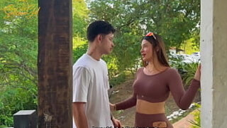 I'm unfaithful to my sugar mommy with the neighbor in her yard