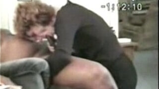 My wife joan with black bull