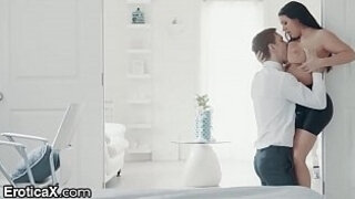 EroticaX Angela White Passionate Tit-Fuck &comma;BJ & Big Dick Fuck&excl;