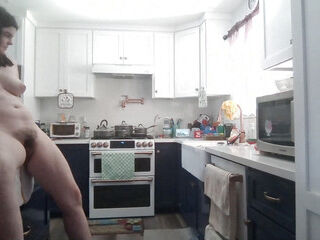 surprise steamy kitchen fuck by Philp Sevenheart for horny little pregnant Amelia Everheart: