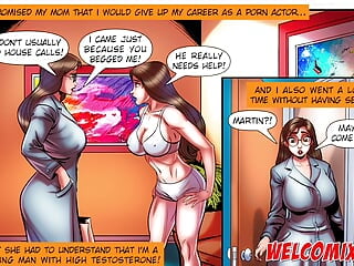 Nerd getting a big MILF with a huge ass! Nerd Stallion Comics