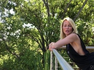 Popular porn actress Jessica Drake gives an interview