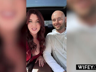 Plump Buxom Redhead MILF Kayla Summers Gets DVP-ed By 2 Guys On Stage In Front Of Her Cuckold Hubby