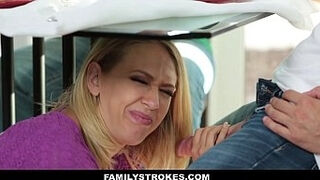 FamilyStrokes - MILF StepMom (Kagney Linn Karter) Fucks StepSon