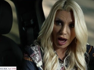 Lonely housewife Brittany Andrews takes a cock from stepson