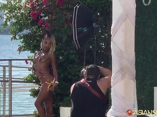 Skinny Black Milf Harmony Cage Fucked By Asian Sex Diary In Miami