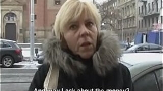 Czech Milf Gives a Head for a Horny Cock