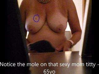Through The Years Sexy Milf Mother From 45 to 62 Tit Compare