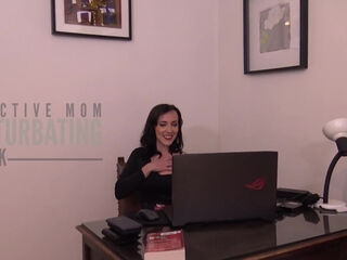 Attractive Mom Mia Is Masturbating At Work