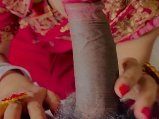 Dude skillfully satisfied this sexy milf from India.