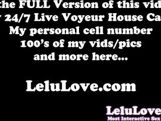 'Warming up my pussy w/ vibe b4 POV cock sucking BJ missionary sex & other behind the scenes fun and action - Lelu Love'