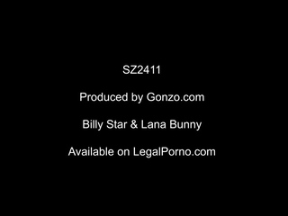 Lana Bunny & Billy Star assfucked together with DP and