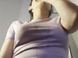 Hot Babysitter Gives Her Boyfriend a Sloppy Blowjob and Gets a Messy Facial!