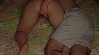 Masturbates wet pussy student with big ass