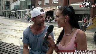 Deutsche Milf schleppt mann ab beim Casting zum ficken