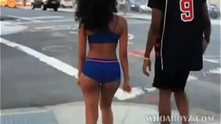 whoaboyz - black teen girl playing with a big black dick after game