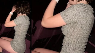 Thrilling Cinema Quickie&colon; Risky Public Sex at the Cinema