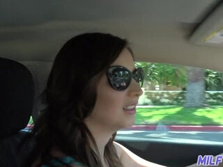 Big Boobs Milf Driver Alice Screws Male Passenger - Milf Trip